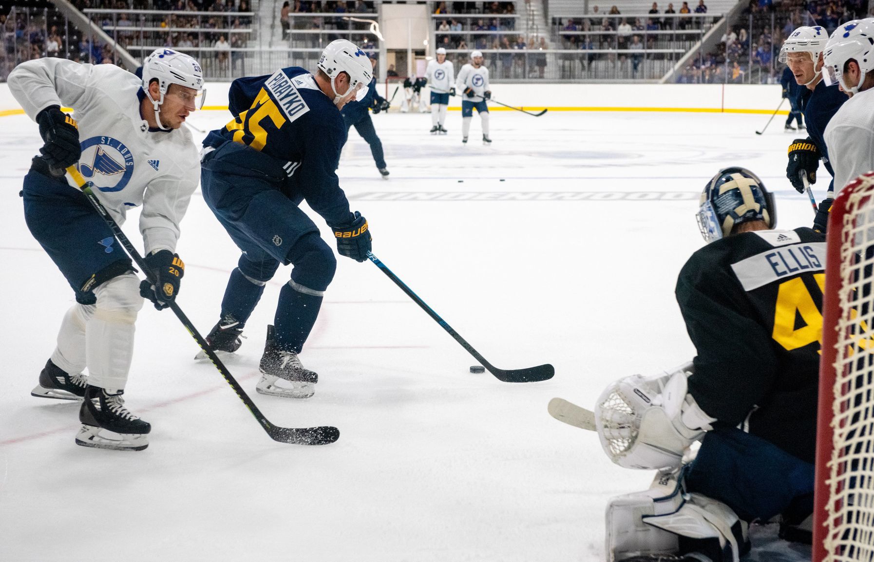 St. Louis Blues host first open practice of 2019-20 season
